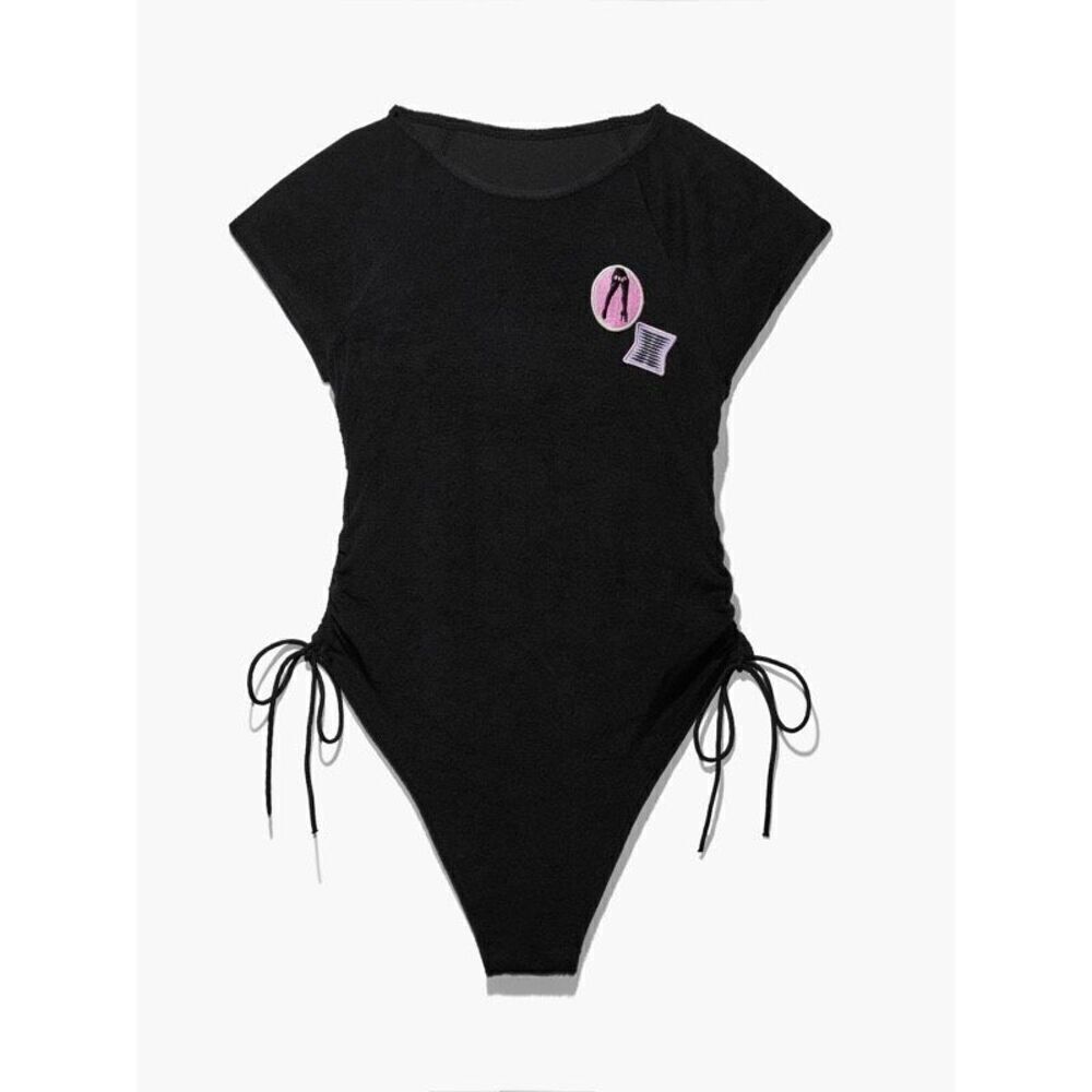 Savage X Fenty 70s-Ruched-Terry-Teddy Size M NWT
